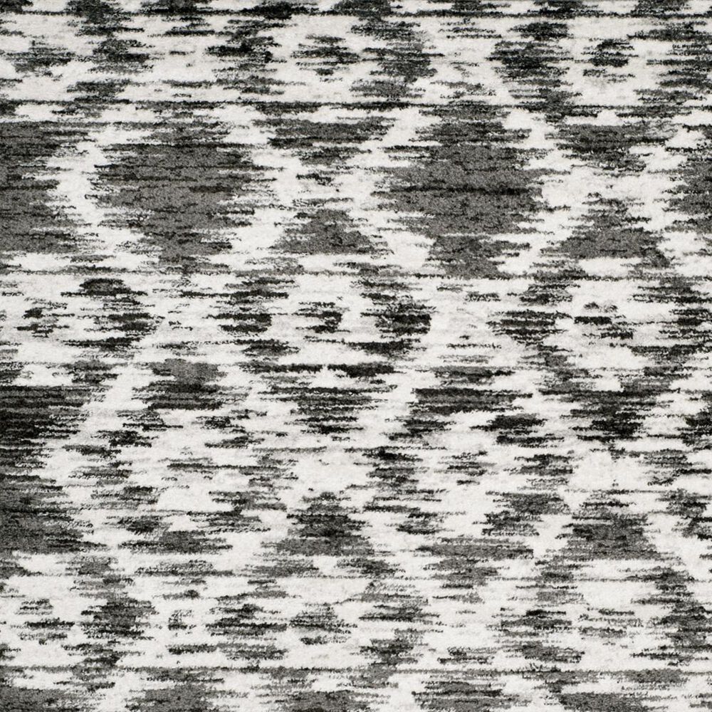 Safavieh Adirondack ADR118R-4SQ 4&#39; x 4&#39;  Charcoal/Ivory Square Rug, , large