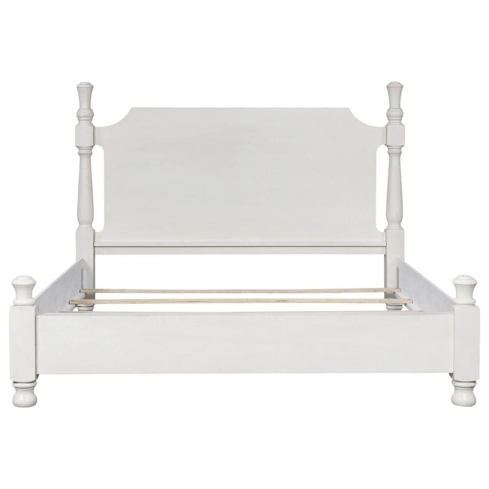 Ashley Rowlenstown King Poster Bed in Antique White, , large