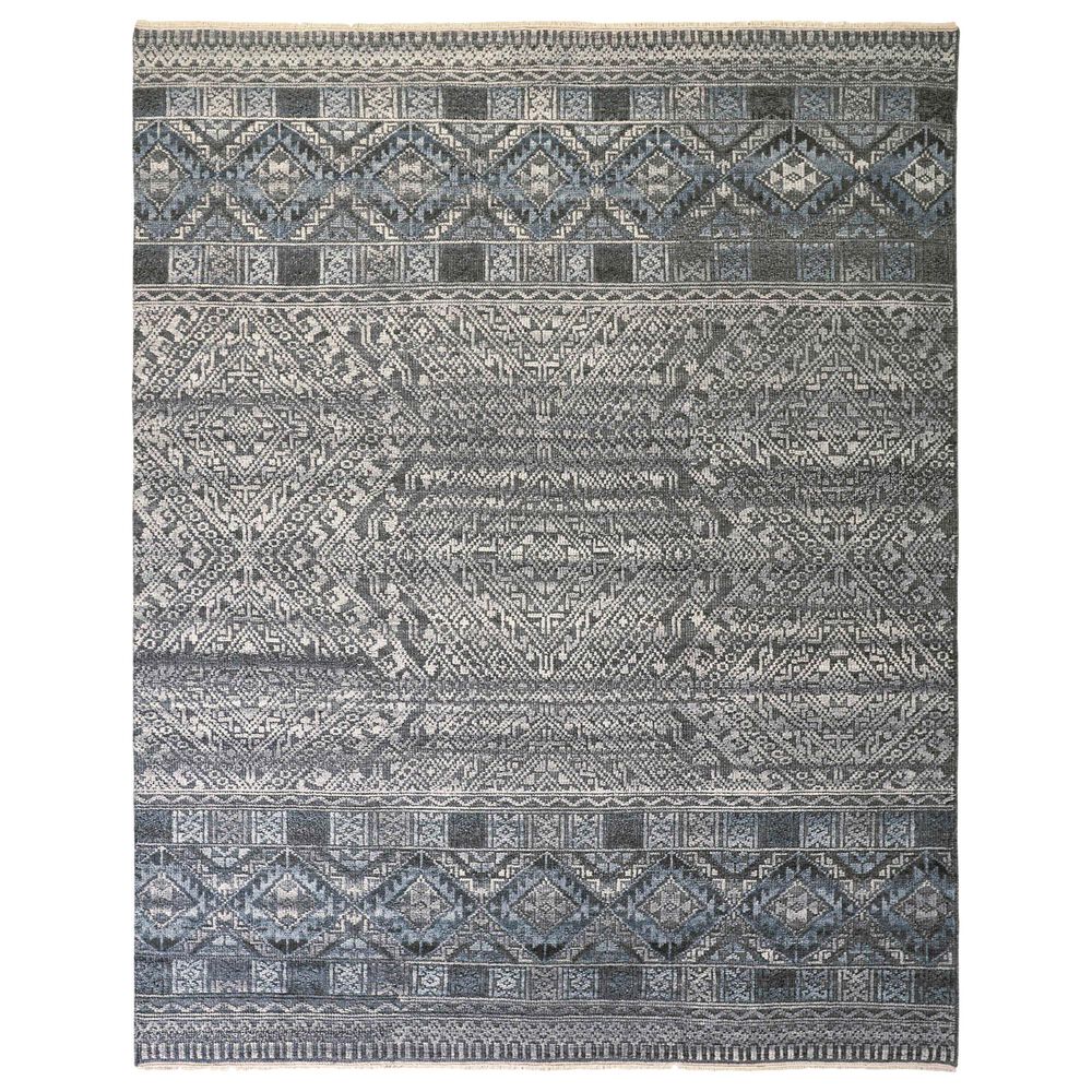 Feizy Rugs Payton 6495F 5"6" x 8"6" Blue and Gray Area Rug, , large