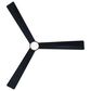 Minka-Aire Simple 52" Indoor/Outdoor Ceiling Fan with LED Light in Coal Black, , large