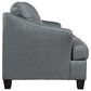 Ashley Genoa Stationary Loveseat in Steel, , large