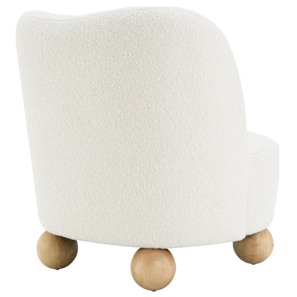 Furniture of America Velra Accent Chair in White, , large
