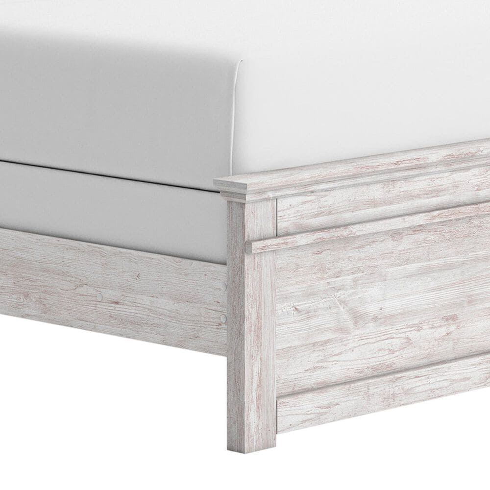 Ashley Makidern Queen Panel Bed in Whitewash, , large