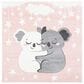 Safavieh Carousel 5"3" Square Pink and White Kids  Area Rug, , large
