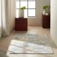 Nourison Rush 3"2" x 5" Blue and Beige Area Rug, , large