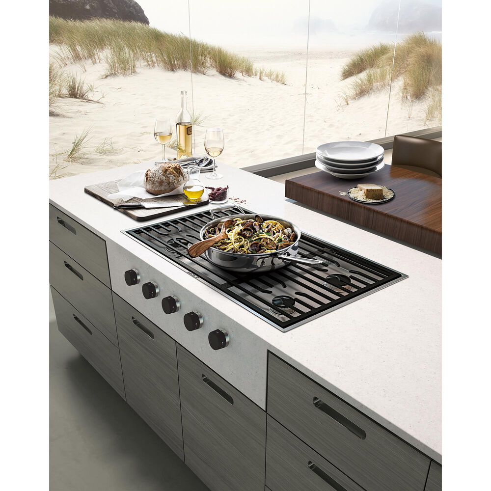Wolf 36&quot; Liquid Propane Gas Cooktop in Stainless Steel, , large
