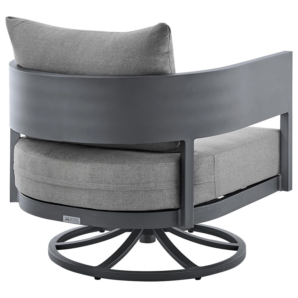 Blue River Argiope 3-Piece Patio Swivel Seating Set in Dark Grey, , large