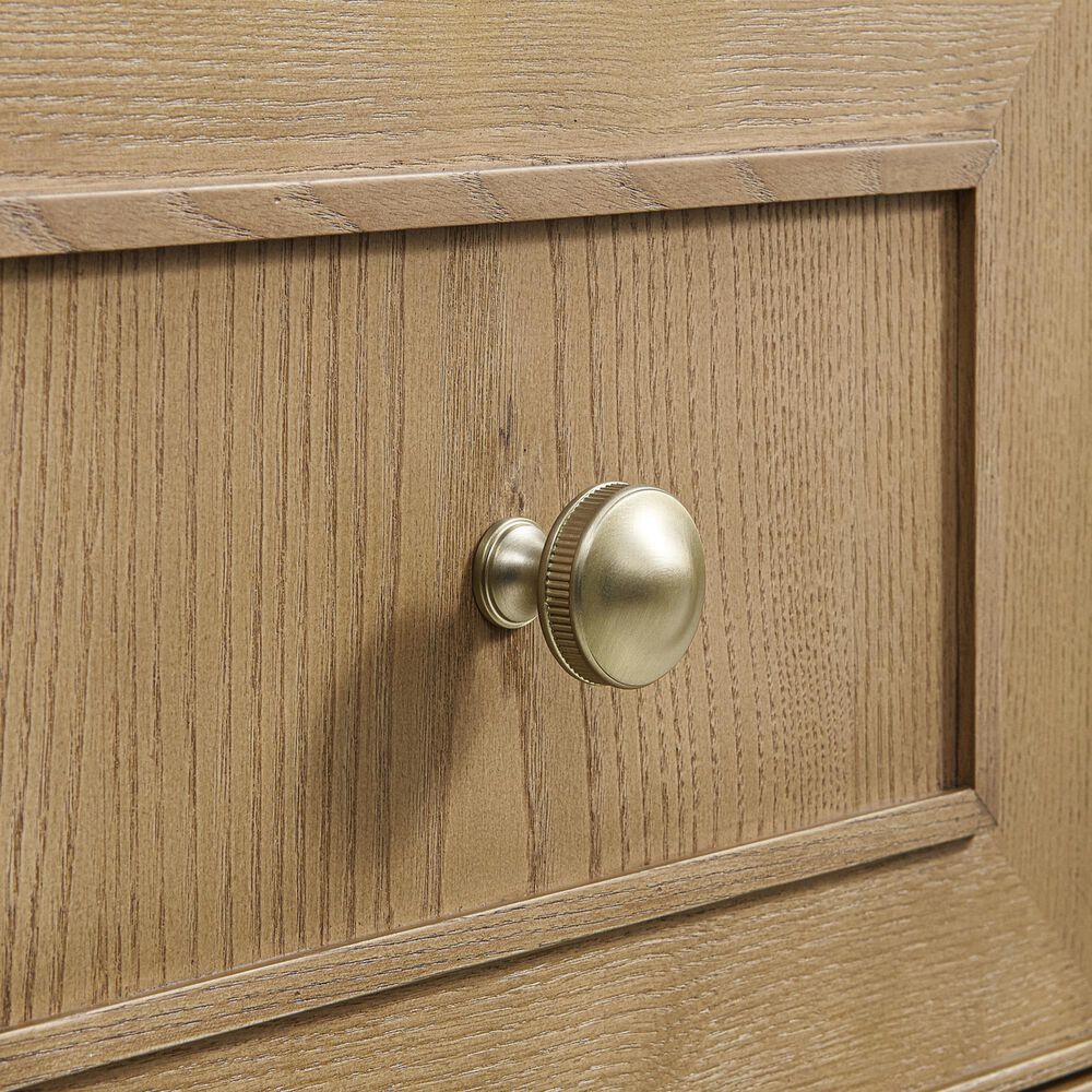 James Martin Vanities Lorelai 60&quot; Double Vanity in Light Natural Oak with 3 cm Lime Delight Quartz Top, , large