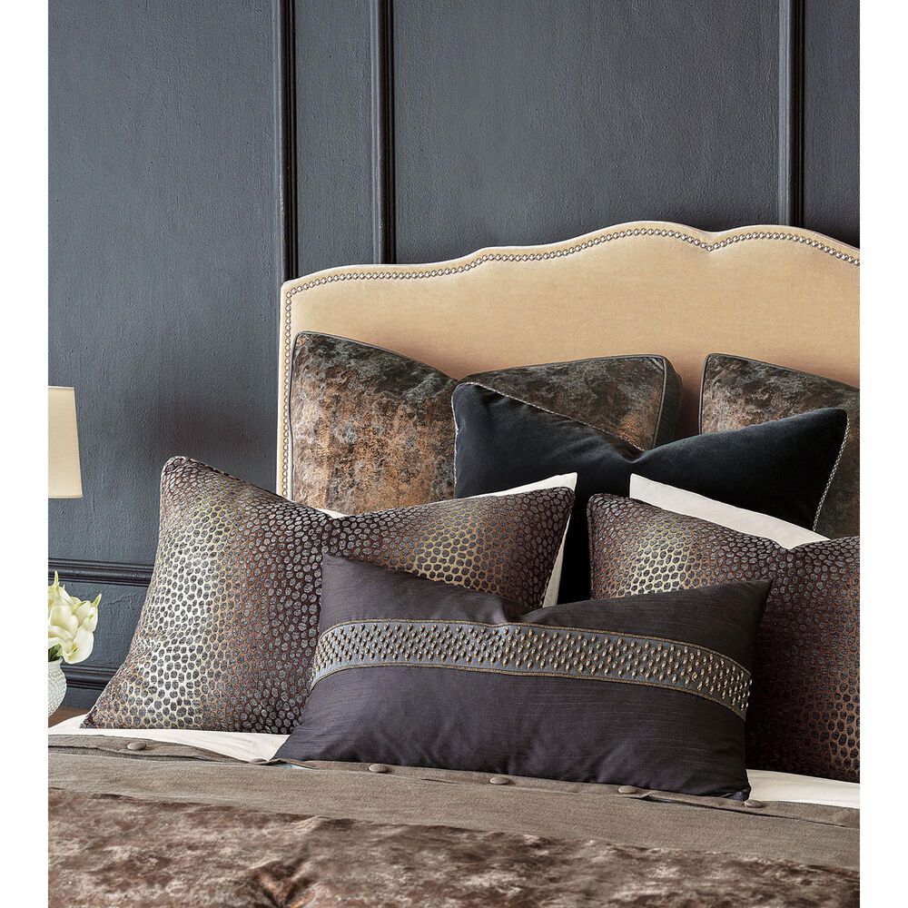 Eastern Accents Priscilla 15&quot; x 26&quot; Decorative Pillow in Edris Charcoal, , large