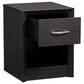 CorLiving Newport 1 Drawer Nightstand in Black Oak, , large