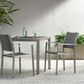 Hearth and Haven Cape Coral Outdoor Wicker Dining Chair in Grey (Set of 2), , large
