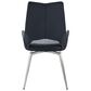 Global Furniture USA Swivel Dining Chair in Black, , large