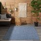 Nourison Positano 3" x 5" Navy Blue Indoor/Outdoor Area Rug, , large