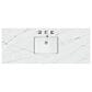 James Martin Vanities Bristol 60" Single Bathroom Vanity in Bright White with 3 cm Ethereal Noctis Quartz Top and Rectangular Sink, , large