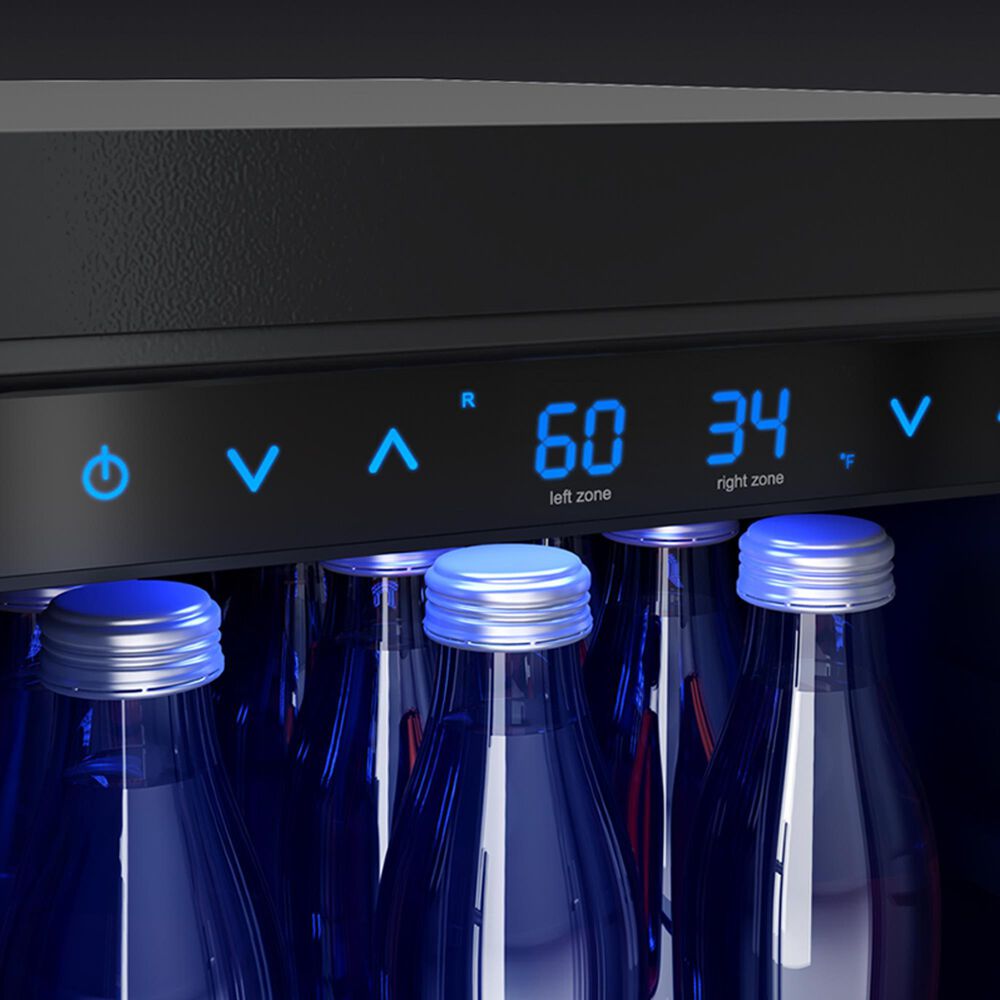 Zephyr 5.2 Cu. Ft. Dual Zone Wine and Beverage Cooler in Stainless Steel, , large
