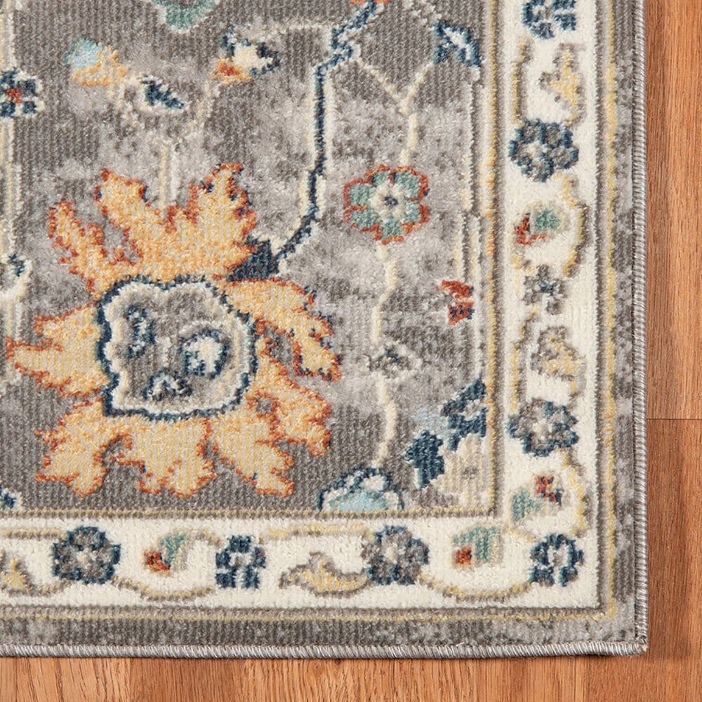 Amer Rugs Bohemian 7&#39;9&quot; x 9&#39;9&quot; Gray Area Performance Rug, , large