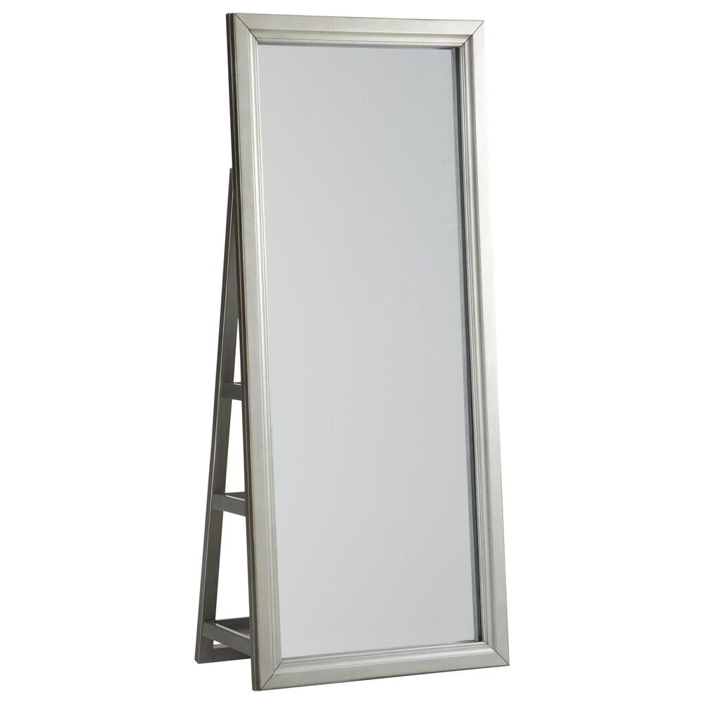 Ashley Evesen Floor Standing Mirror with Shelves in Champagne, , large