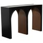 Santa Fe Rustic Aquilla 2-Arch Console in Black, , large
