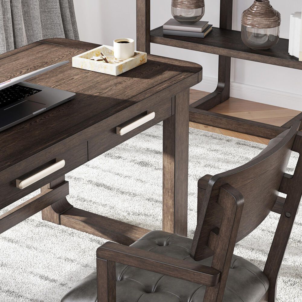Ashley Breckington Home Office Desk in Dark Brown, , large