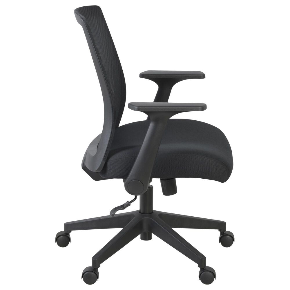 Regency Global Sourcing Squire Ergonomic Task Mesh Office Swivel Chair in Black, , large