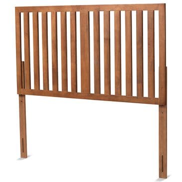 Baxton Studio Oren King Slat Headboard in Ash Walnut, , large