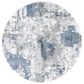 Safavieh Century 8" Round Grey and Blue Area Rug, , large