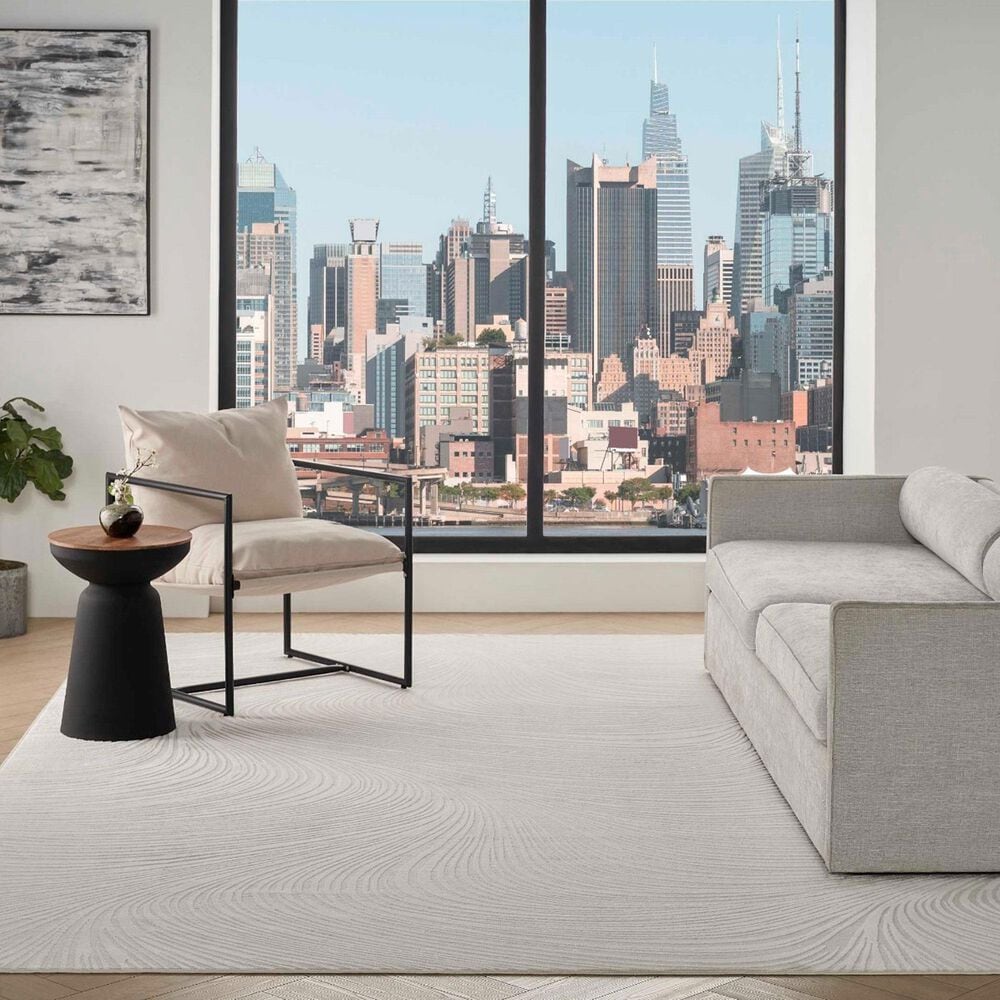 Nourison Central Park West CEP02 Ivory 9&#39; x 12&#39; Area Rug, , large