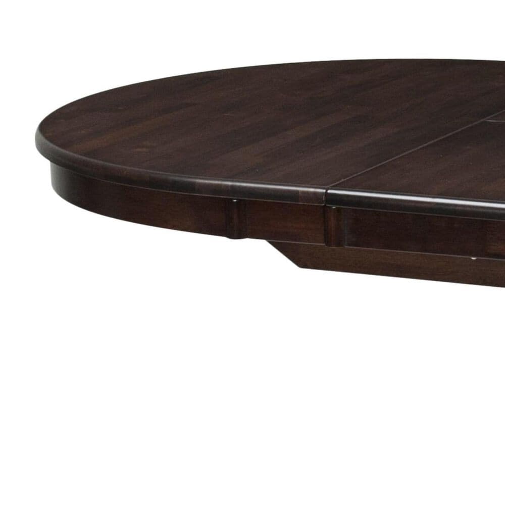 CorLiving Dillon Pedestal Dining Table in Cappuccino - Table Only, , large