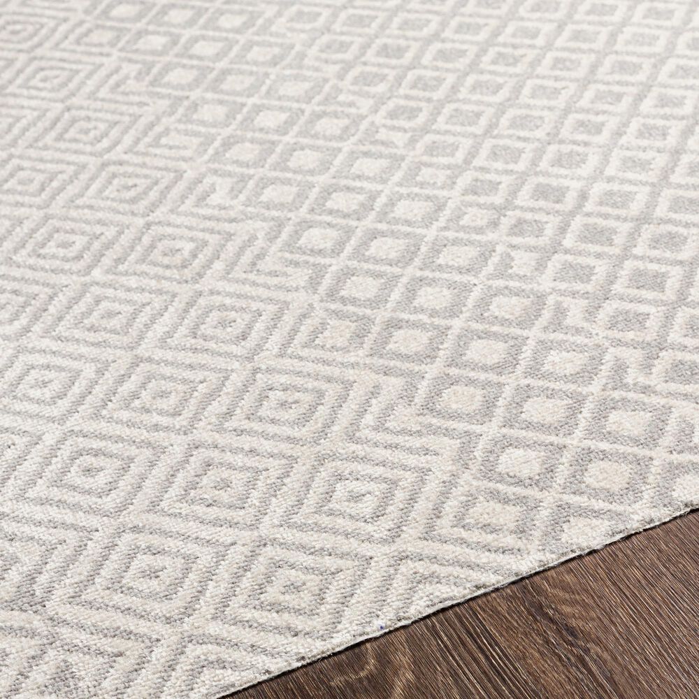 Surya Lavadora LVR2321 6&#39;7&quot; x 9&#39; Gray and Light Gray Area Rug, , large