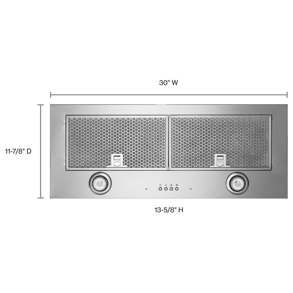 Whirlpool 30" 400 CFM Under Cabinet Range Hood in Stainless Steel, , large