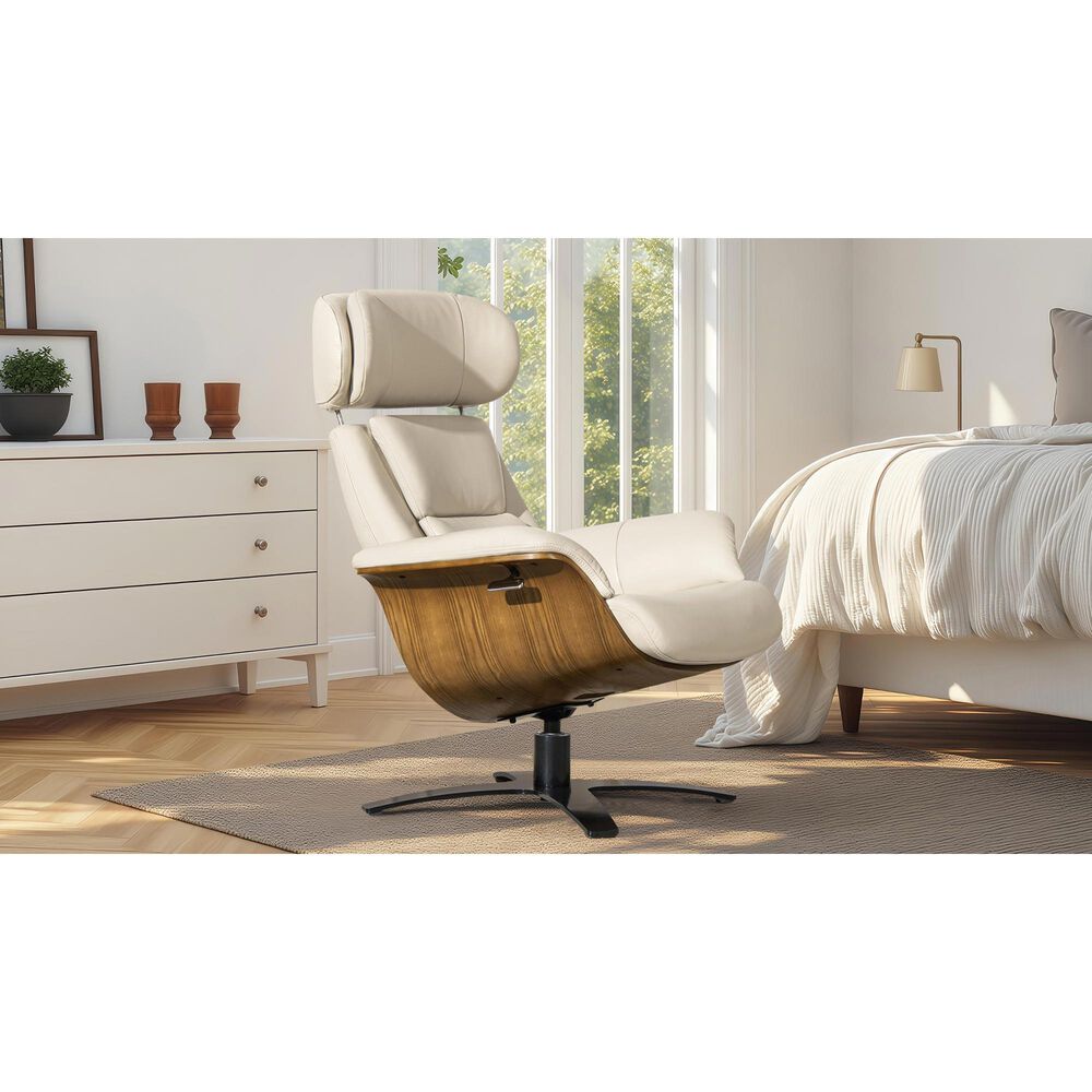 Jennifer Taylor Home Jovan Manual Recliner Lounge Chair in Pastel Beige, , large