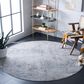 Safavieh Dream DRM407F 6"7" Round Grey and Ivory Area Rug, , large
