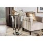 Baxton Studio Kylie Accent Side Table in Silver, , large