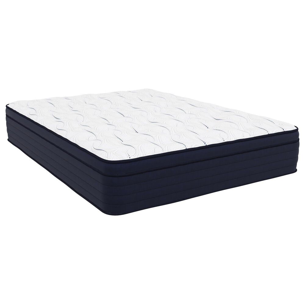 Southerland Shasta Medium Euro Top Twin Mattress with Plateau Platform Base, , large