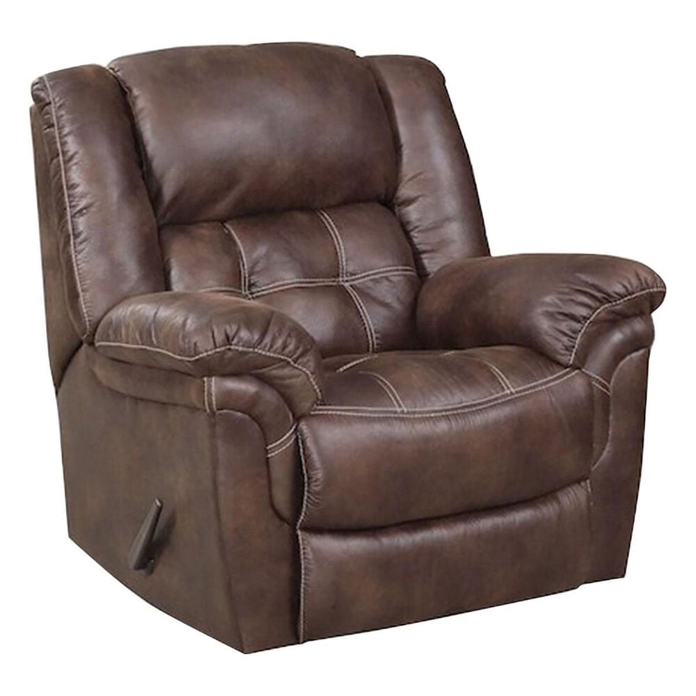 HomeStretch Cheyenne Manual Rocker Recliner in Chocolate, , large