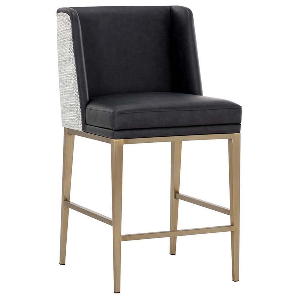 37B Joplin Counter Stool in Antique Brass, , large
