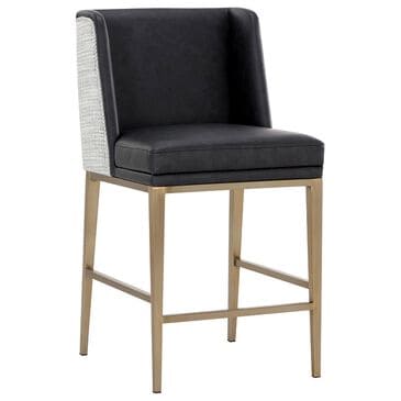 37B Joplin Counter Stool in Antique Brass, , large