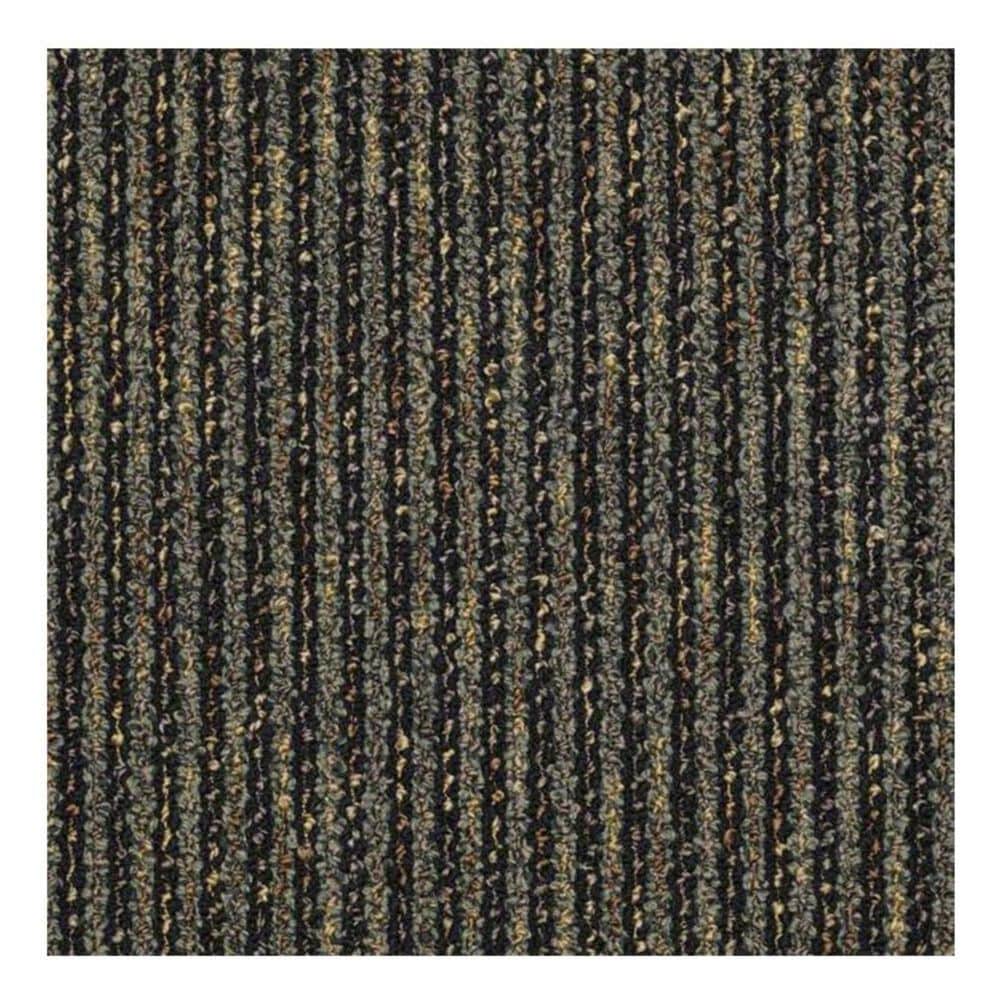 Shaw High Voltage 24" x 24" Carpet Tile in Jet Propel, , large