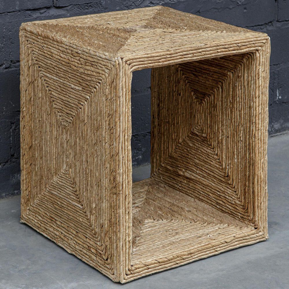 Uttermost Rora Woven Side Table in Natural, , large