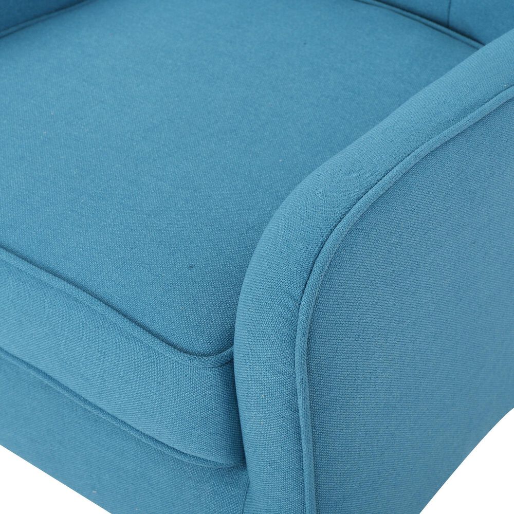 Noble House Felicity Arm Chair in Teal &#40;Set of 2&#41;, , large