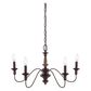 Quoizel Holbrook 5 Light Chandelier in Tuscan Brown, , large