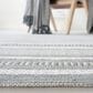 Safavieh Montauk MTK214F 5" x 8" Grey and Ivory Area Rug, , large
