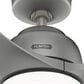 Hunter Gallegos 52" Outdoor Ceiling Fan with Light in Matte Silver, , large
