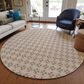 Dalyn Rug Company Marlo 6" Round Taupe Indoor/Outdoor Area Rug, , large
