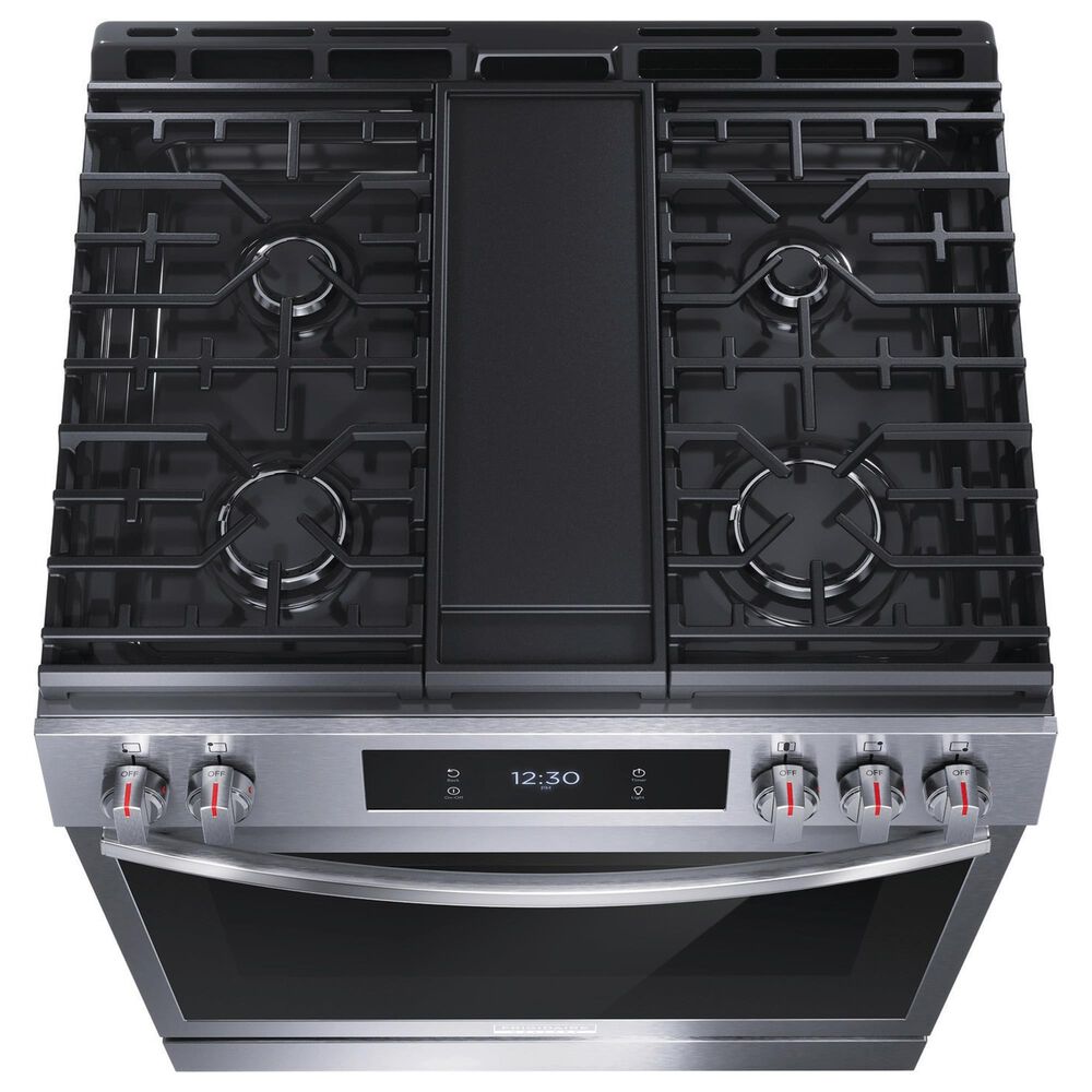Frigidaire Gallery 2-Piece Kitchen Package with 6 Cu. Ft. Gas Range and 30" Over-The-Range Microwave in Stainless Steel, , large