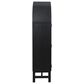 Ashley Greddinton Display Cabinet in Black and Medium Brown, , large