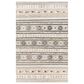 Surya Alyssa 2" x 3" White, Black, Brown and Blue Area Rug, , large