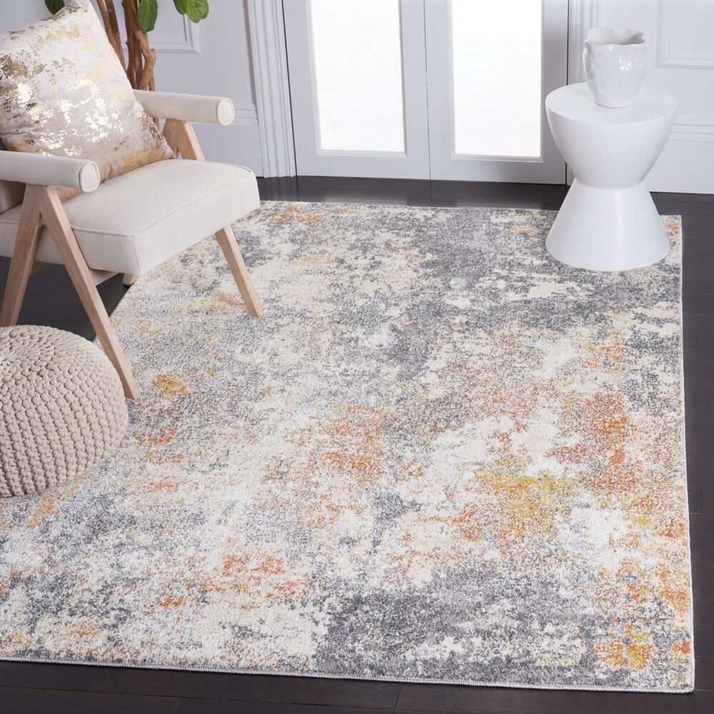 Safavieh Aston 3&#39; x 5&#39; Grey and Gold Area Rug, , large