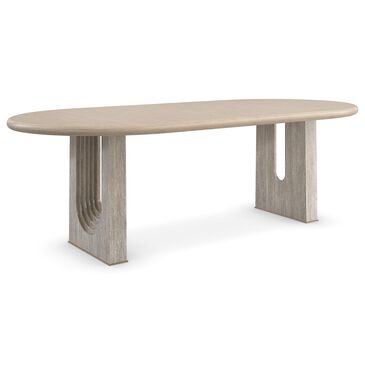 SCHNADIG Emphasis Dining Table in Sun Drenched Oak and Silver - Table Only, , large