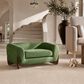 Jennifer Taylor Home Louie Alpine 36.5" Medium Sherpa Dog Sofa Bed in Moss Green, , large